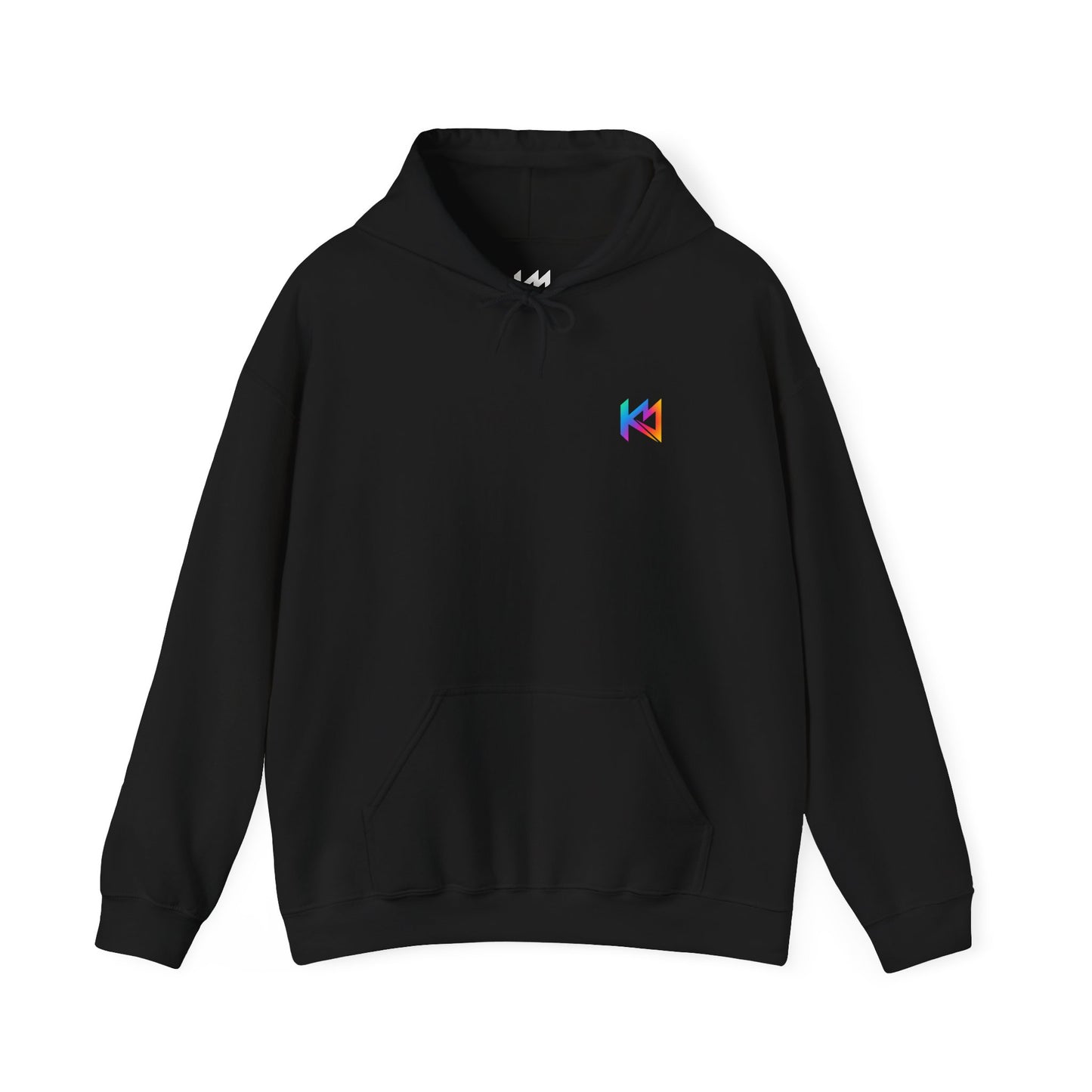 Colourful KM Unisex Heavy Blend | Black Hooded