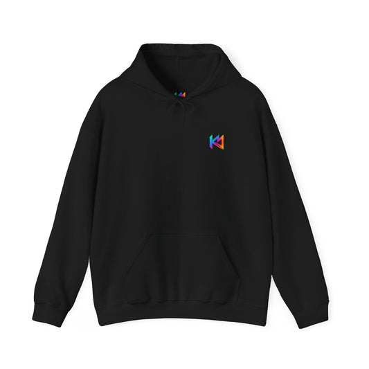Colourful KM Unisex Heavy Blend | Black Hooded