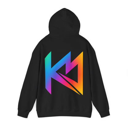 Colourful KM Unisex Heavy Blend | Black Hooded