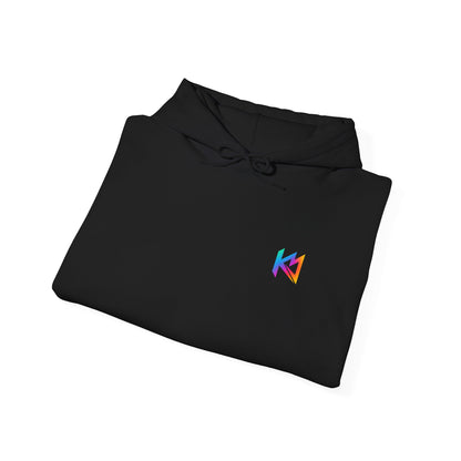 Colourful KM Unisex Heavy Blend | Black Hooded